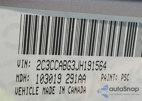 2018 Chrysler 300 300S z USA, uszkodzony, nr VIN 2C3CCABG3JH191564